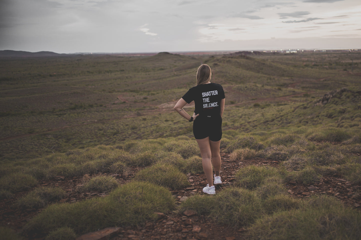 Dust & Adversity Women’s Crops - Shatter the Silence