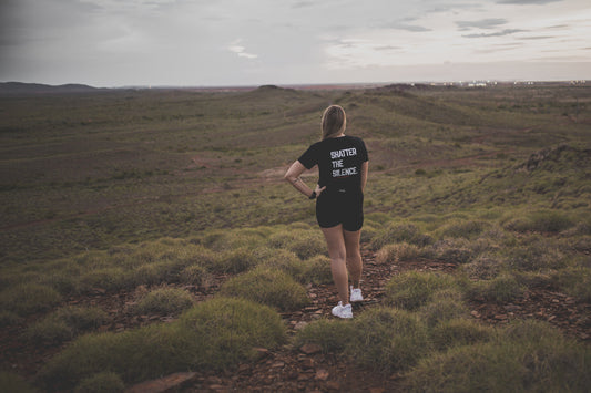 Dust & Adversity Women’s Crops - Shatter the Silence